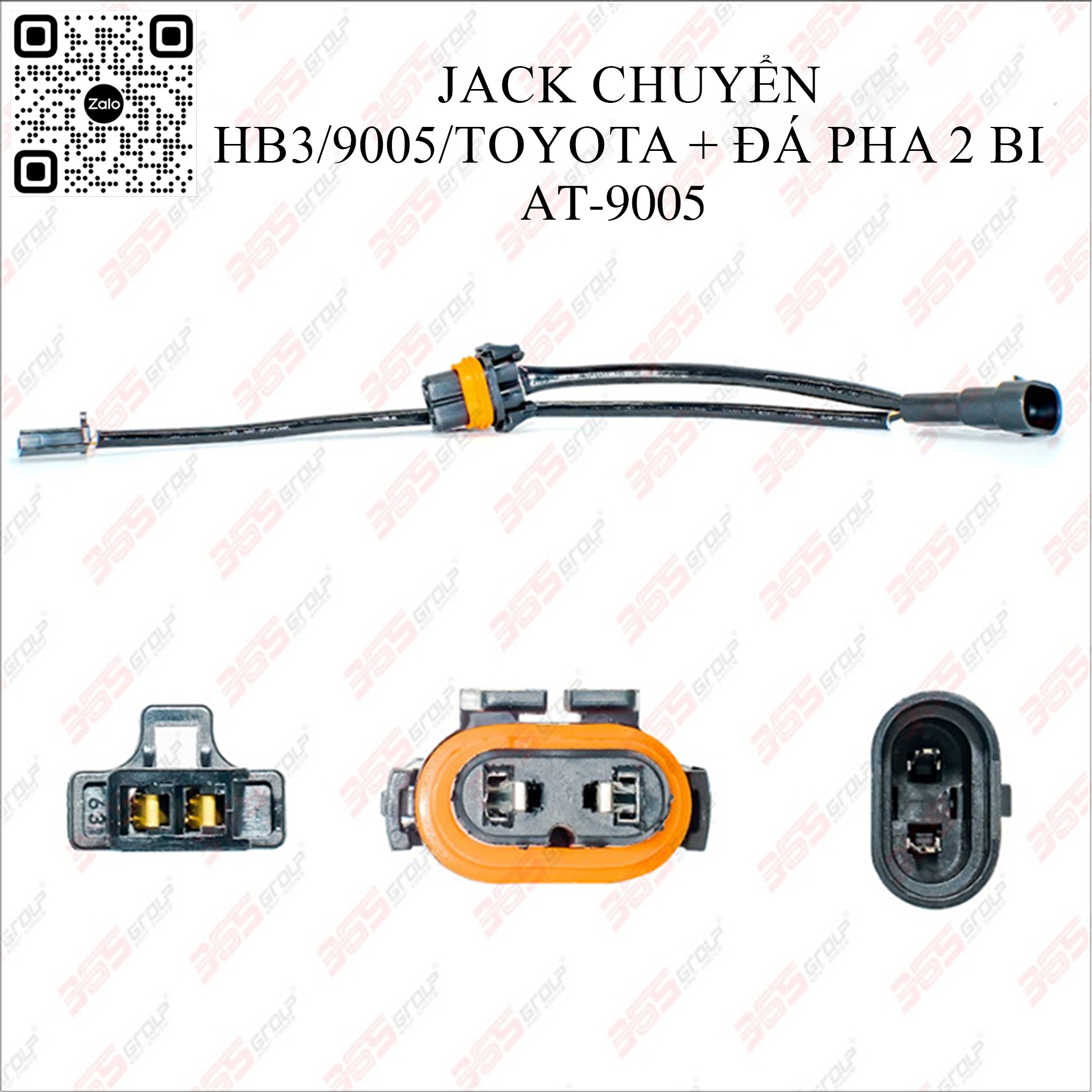 JACK CHUYỂN HB3 9005 TOYOTA ĐÁ PHA 2 BI